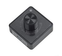 Pour commande de ventilateur Pwm avec affichage numérique et télécommande, DC 5 V/12 V/24 V, PD/QC USB-C, contrôleur de ventilateur 4 broches pour PC DIY, routeur et bloc d'alimentation, noir, avec