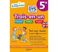 Pour Comprendre 5e – Spécial DYS (dyslexie) & difficultés d'apprentissage – Français/Maths/Anglais