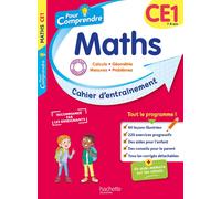 Pour comprendre, maths, CE1, 7-8 ans : cahier d'entraînement JeanPaul Blanc