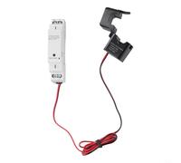Pour compteur d'électricité ZigBee compatible Tuya pour montage sur rail DIN avec transformateur de courant de type pince et affichage kWh/tension/courant