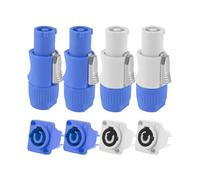 Pour Connecteur Powercon 3 Broches Mâle à Montage en Panneau Femelle pour Câble D'Alimentation Neutrik, Prise Adaptateur AC 250V 20A