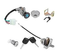 pour contacteur scooter beatboxi Elerose Clé de Verrouillage du Contacteur de Carburant pour Bouchon D'essence de Carburant pour GY6 50cc scooter cyclomoteur Commutateur d'allumage de moto