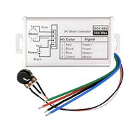 Pour contrôleur de vitesse de moteur PWM DC, 9 V-60 V 20 A brossé avec bouton de potentiomètre CCM5S