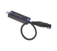 Pour contrôleur DMX, alimenté par USB pour Android, contrôle d'éclairage de | Pour contrôleur DMX, alimentation USB RDM/DMX512, adaptateur portable ABS, pour éclairage de scène Android