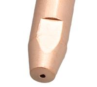 Pour Cooper Tip M6 pour torche de soudage MIG/MAG 24KD, ouverture de 0,8 mm, 1,0 mm, 1,2 mm, pour matériau en cuivre rouge, longueur de 2,8 cm (1,2 mm)