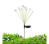 Pour cordes d'extérieur - Éclairage féérique étanche à LED chaude en cuivre, lumière décorative solaire, fil lumineux de cour | Pour cour, énergie solaire pour extérieur, cour, patio