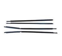 Pour Corolla 2015 2016 2017 2018 2019 Moulures De Vitres De Voiture Garnitures D'étanchéité 4 Pièces Joint Porte latérales Voiture(Black)
