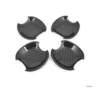Pour Corolla Pour Axio Pour Altis 2008 2009 2010 2011 2012 2013 Garniture De Poignée Porte Chromée En Fibre Carbone Poignée Porte Extérieure Car(Carbon bowl)