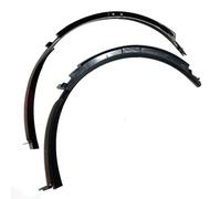 Pour Corvette C7 2014-2019 Une Paire De Garnitures De Roue Avant De Voiture Passages De Roue Moulures Et Évasements HETEVSCCK(Carbon Fiber Style)