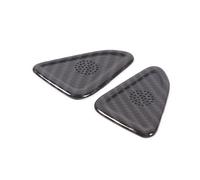 Pour Corvette C8 2020-2023 Haut-Parleur de Porte de Voiture Accessoires de Garniture de Couverture Audio en Fibre de Carbone ABS