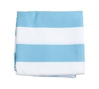 pour couverture Chaise Lounge avec Poches Rabat Sécurisées (Blue Stripes)