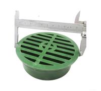 pour couverture de Drain 4" en Plastique Renforcé pour Extérieur(Green)