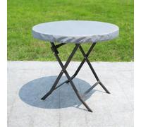 pour couverture Table Patio Ronde Installation pour facile (91.48*10.16cm) | Traitement anti-UV avancé, résiste au pour soleil, empêche décoloration, pour idéal jardin terrasse, longue durée de vie