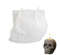 pour crânes en - pour crânes époxy créatifs pour résine | Moule 3D polyvalent pour la production, les cubes de glace, les décorations artisanales, les projets de