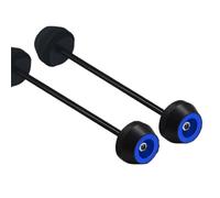 pour CRF1000L pour Africa pour Twin 2016 2017 2018 2019 2020 2021 2022 Paire De Patins De Fourche Avant Arrière pour Moto Protection Antichute Curseur d'axe Roue Moto(Blue)