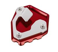 Pour CRF1000L Pour Africa Twin ABS/DCT 2016-2018 Pour Sports D'aventure 2018 Plaque D'extension De Béquille Pied Support Latéral Agrandir Agrandisseur Pad(Red)