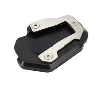 Pour CRF1100L Africa Twin/L4 2020 2021 Motos Béquille Pied Béquille Latérale Agrandisseur Plaque Rallonge CNC Plaque De Support(Noir)