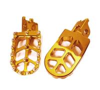 Pour CRF150R 2007-2022 Pour CRF250R 2004-2022 Pour CRF250X 2004-2017 Accessoires Remplacement Universels Pour Repose-pieds Moto Cale Pied Moto(Yellow)