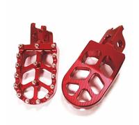 Pour CRF150R 2007-2022 Pour CRF250R 2004-2022 Pour CRF250X 2004-2017 Accessoires Remplacement Universels Pour Repose-pieds Moto Cale Pied Moto(Red)