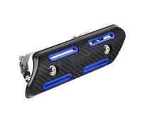 Pour CRF250 Pour CRF450 Pour RMZ250 Couvercle De Protection Thermique Tuyau Silencieux D'échappement Moto Universel(Blue)