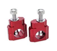 pour CRF250R pour CRF450 pour CR125 pour CR250 2002-2010 2011 2012 2013 2014 28 Mm Moundbar Mount Pramp Guidon Kit Riser(M12 Red)