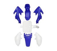 Pour CRF50 Kit De Carénage Moto Bleu Et Blanc Garde-boue Pit Bike Carénage Moto