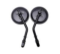 pour Cross pour Bones 2008-2009 pour Dyna 1984-2020 pour Electra pour Glide pour Fatboy 1990-2020 Rétroviseur De Moto M8 Rétroviseurs Moto(Black)