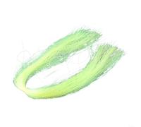 pour crystal Twisted Fly Tying Material 26cm Nylon pour flash(fluorescent yellow)