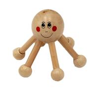 pour cuir chevelu en forme de - portable en bois pour tête et corps à 6 jambes, outil de relaxation manuelle portable | Pratique pour la vie des