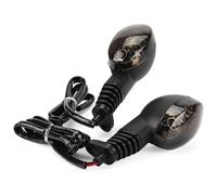 pour D&Tracker 125 150 250 pour Ninja 250R Moto Clignotants Signaux Lumineux Clignotant Avant Arrière Lampe De Tournage Clignotants Lumières(Light Smoke)