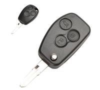 pour Dacia pour Modus pour Logan pour Clio pour Espace boîtier d'alarme de Voiture 2 Boutons Coque de istance Housse Fob(3 Button NE72)
