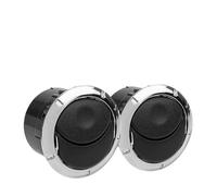Pour Dacia Pour Sandero MK1 2008 2009 2010 2011 Air Conditioning Grille Couverture Accessoires Voiture 8200212480 8200464605 calandre avant voiture(2pcs Black Sliver)