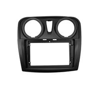 pour Dacia pour Sandero pour Symbol pour Stepway 2014-2017 2 DIN 9 Pouces Cadre De Tableau De Bord pour Autoradio Autoradio Cache Radio