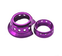 Pour Daiwa Baitcasting Fish Reel Anneau décoratif pour TATULA, STEEZ et pour les modèles Alpha Pièce en aluminium usiné CNC (violet)