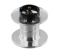 Pour Daiwa For Zillion 21 Sv Tw For Steez A1 pour A2 pour Morethan PE Tw Silver For Wolf Bobine de moulinet de pêche Noir Rouge Violet Or Argent Gris Rose Option de couleur (argent semi-céramique)
