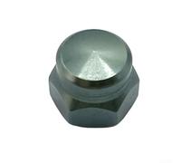 Pour DAIWA Garcia Histar - Écrou de broche de moulinet de pêche - M8 - 8 x 5 mm - En alliage d'aluminium - Pièce de rechange pour réparation et modification de moulinet - Noir, rouge, bleu (gris à