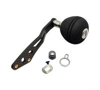 Pour Daiwa, pour moulinet de moulage Shimno en carbone, poignée à bras unique, boutons en EVA modifiés (type main gauche, gris)