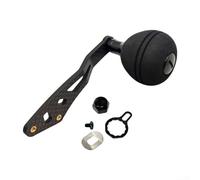 Pour Daiwa, pour moulinet Shimno en carbone, poignée à bras unique, boutons en EVA modifiés (type main gauche, noir)