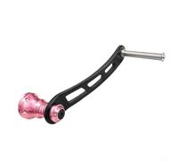 Pour Daiwa Tatula Fuego Exist Caldia Prorex Certate Moulinet en métal Poignée de bras à bascule 70 mm Empattement en alliage d'aluminium aéronautique Noir Or Rouge Violet Argent Rose Gris Pièce de