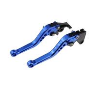 pour Daytona 660 pour Daytona660 pour Daytona-660 2024-moto Leviers Embrayage Frein Courts Ensemble De Poignées Réglables Kit Levier Embrayage Levier Frein Moto(A-Blue)