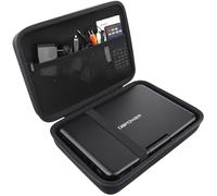 pour DBPOWER 10.5" Lecteur DVD Portable EVA Dur Cas Voyage Etui Housse Sac Case by Khanka