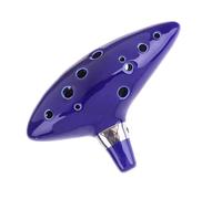 Pour Débutants ocarina Ocarina Alto En Do 12 Notes En Céramique Avec Recueil De Chansons Cordes Et Étui De Transport(BLUE SET with box)