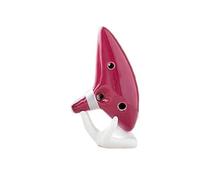Pour Débutants ocarina Ocarina Alto En Do 12 Notes En Céramique Avec Recueil De Chansons Cordes Et Étui De Transport(Red set with box)