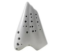 Pour Débutants ocarina Ocarina Triple Alto En Do Et En Latin AC Instrument De Musique Traditionnel Professionnel(White)