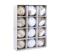 pour déco Sapin Noël 6cm 12pcs avec Crochets Inclus pour déco(E) | Fil soie pailleté, plastique , finition , diamètre 6cm, lot de 12 unités