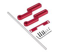 Pour Defender Pour Bronco Pour TRX-4M 1/18 Pare-chocs Avant En Aluminium CNC Pour Voiture Radiocommandée Pièces De Rechange Et De Réparation Pare-chocs Pièces(Red)