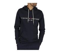 Pour des hommes Sweat à capuche avec logo, BleuL