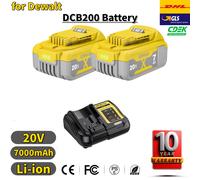 Pour Dewalt DCB200 18 V/20 volts MAX remplacement de batterie au Lithium 18 V DCB203 DCB184 DCB182 180 DCB201 DCB181 DCB182 DCB206 Bleu ciel