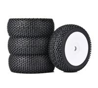 pour DHK pour Hobby 8381-722 8383-001 1:8 RC Télécommande Tout-Terrain Modèle Voiture pour Buggy Pneus en Caoutchouc Roues 114mm X 43mm Adaptateur 17mm Roues