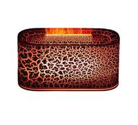 Pour diffuseur d'arômes avec effet de flamme dynamique, entrée USB C, arrêt automatique lorsqu'il est vide, deux interrupteurs et éclairage ambiant constant (noir)
